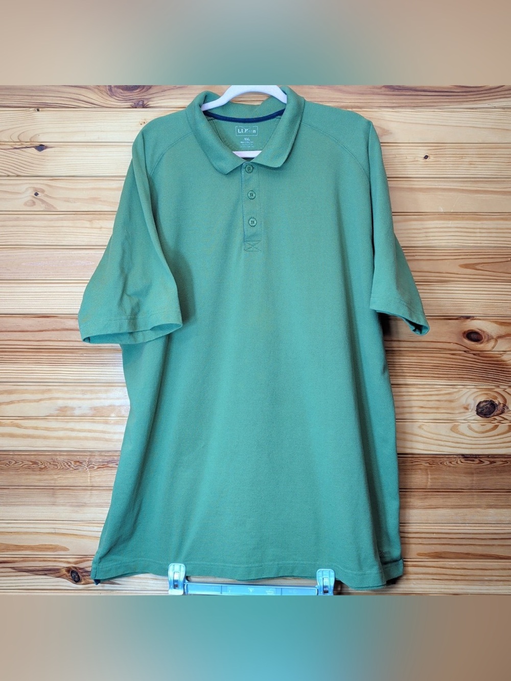 LL Bean medium green men’s XXL polo shirt